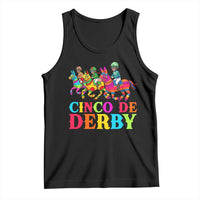 Cinco De Derby Tank Top Funny Mexican Derby Pinata Horse Race