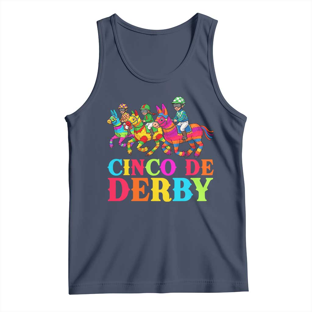 Cinco De Derby Tank Top Funny Mexican Derby Pinata Horse Race