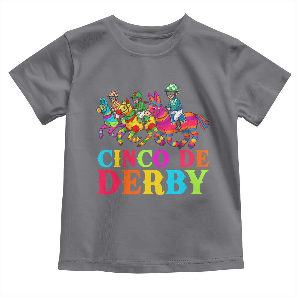 Cinco De Derby Toddler T Shirt Funny Mexican Derby Pinata Horse Race