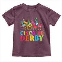 Cinco De Derby Toddler T Shirt Funny Mexican Derby Pinata Horse Race