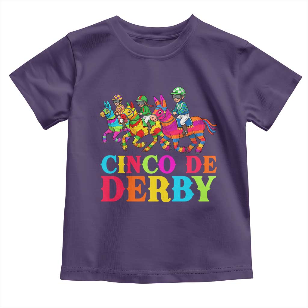 Cinco De Derby Toddler T Shirt Funny Mexican Derby Pinata Horse Race