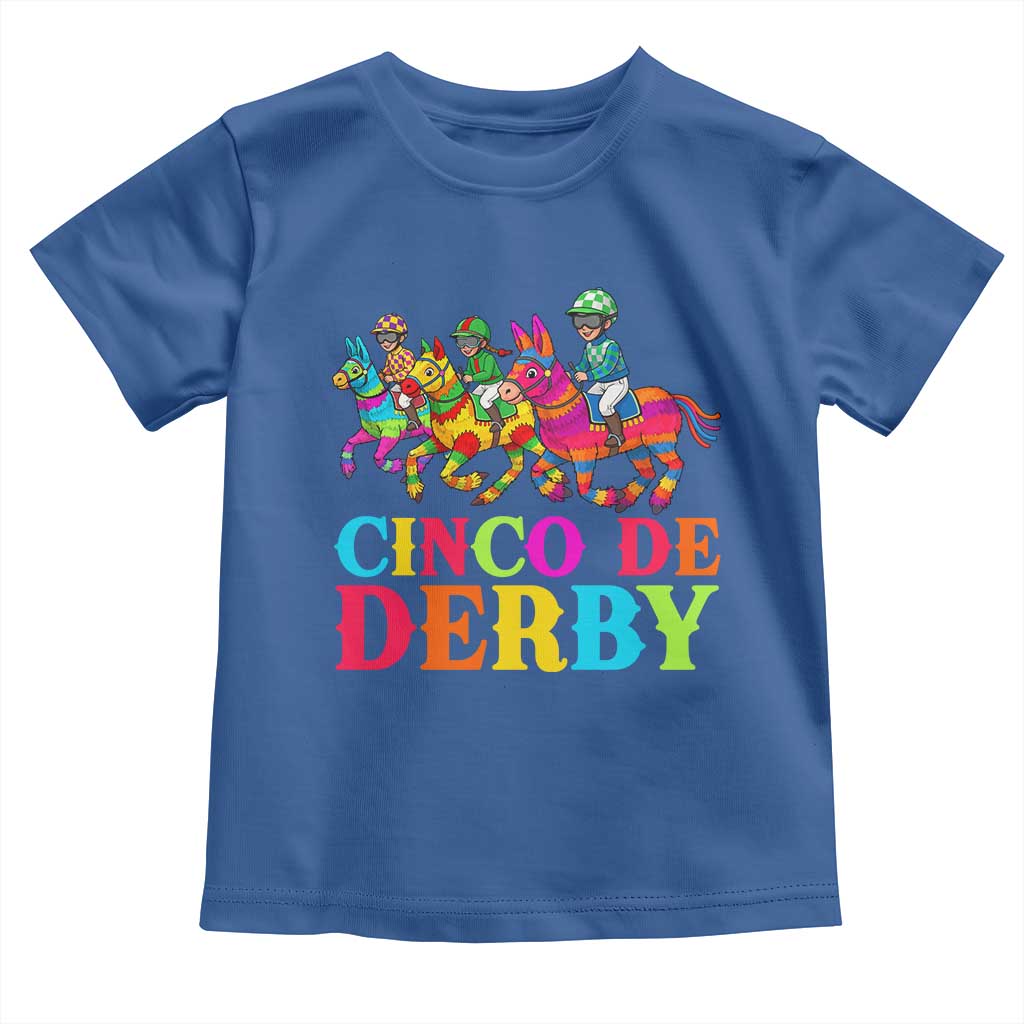 Cinco De Derby Toddler T Shirt Funny Mexican Derby Pinata Horse Race