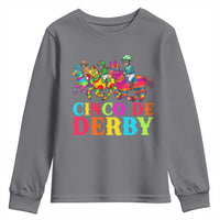 Cinco De Derby Youth Sweatshirt Funny Mexican Derby Pinata Horse Race