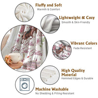Derby Horse Racing Day Throw Blanket Lilies For The Fillies Stargazer Lily Flower