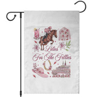 Derby Horse Racing Day Garden Flag Lilies For The Fillies Stargazer Lily Flower