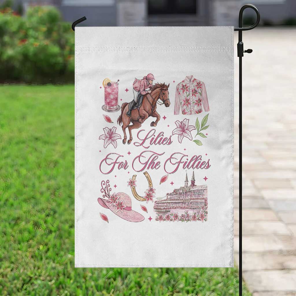 Derby Horse Racing Day Garden Flag Lilies For The Fillies Stargazer Lily Flower