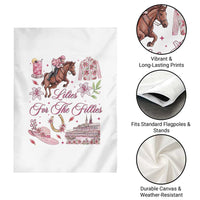 Derby Horse Racing Day Garden Flag Lilies For The Fillies Stargazer Lily Flower