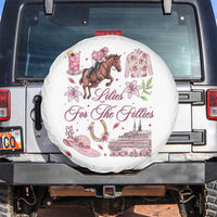 Derby Horse Racing Day Spare Tire Cover Lilies For The Fillies Stargazer Lily Flower