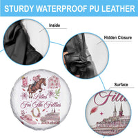Derby Horse Racing Day Spare Tire Cover Lilies For The Fillies Stargazer Lily Flower