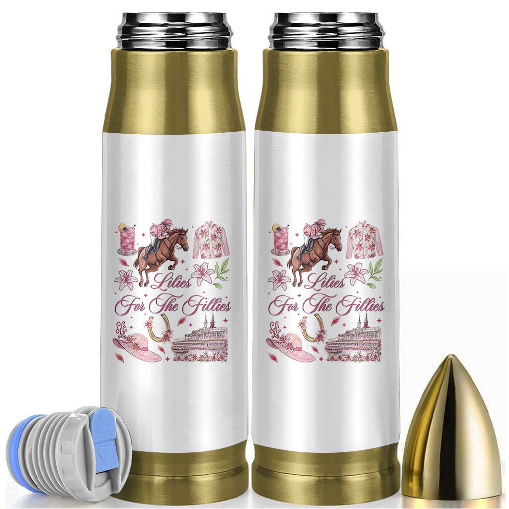 Derby Horse Racing Day Bullet Tumbler Lilies For The Fillies Stargazer Lily Flower