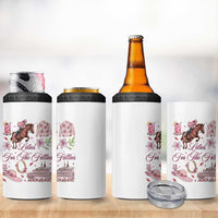 Derby Horse Racing Day 4 in 1 Can Cooler Tumbler Lilies For The Fillies Stargazer Lily Flower