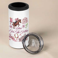 Derby Horse Racing Day 4 in 1 Can Cooler Tumbler Lilies For The Fillies Stargazer Lily Flower