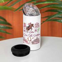 Derby Horse Racing Day 4 in 1 Can Cooler Tumbler Lilies For The Fillies Stargazer Lily Flower