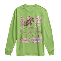 Derby Horse Racing Day Long Sleeve Shirt Lilies For The Fillies Stargazer Lily Flower