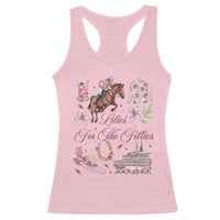 Derby Horse Racing Day Racerback Tank Top Lilies For The Fillies Stargazer Lily Flower