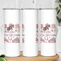 Derby Horse Racing Day Skinny Tumbler Lilies For The Fillies Stargazer Lily Flower