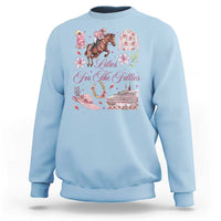 Derby Horse Racing Day Sweatshirt Lilies For The Fillies Stargazer Lily Flower