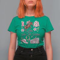 Derby Horse Racing Day T Shirt For Women Lilies For The Fillies Stargazer Lily Flower