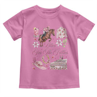 Derby Horse Racing Day Toddler T Shirt Lilies For The Fillies Stargazer Lily Flower