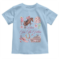 Derby Horse Racing Day Toddler T Shirt Lilies For The Fillies Stargazer Lily Flower