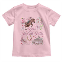 Derby Horse Racing Day Toddler T Shirt Lilies For The Fillies Stargazer Lily Flower