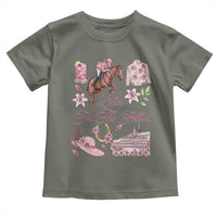 Derby Horse Racing Day Toddler T Shirt Lilies For The Fillies Stargazer Lily Flower