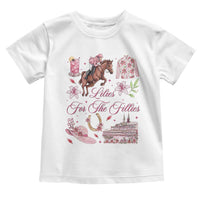 Derby Horse Racing Day Toddler T Shirt Lilies For The Fillies Stargazer Lily Flower