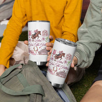 Derby Horse Racing Day Tumbler Cup Lilies For The Fillies Stargazer Lily Flower