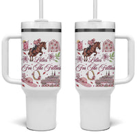 Derby Horse Racing Day Tumbler With Handle Lilies For The Fillies Stargazer Lily Flower