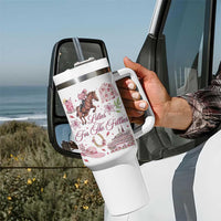 Derby Horse Racing Day Tumbler With Handle Lilies For The Fillies Stargazer Lily Flower
