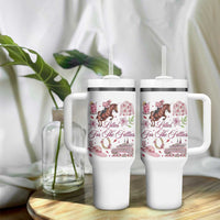 Derby Horse Racing Day Tumbler With Handle Lilies For The Fillies Stargazer Lily Flower