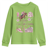 Derby Horse Racing Day Youth Sweatshirt Lilies For The Fillies Stargazer Lily Flower