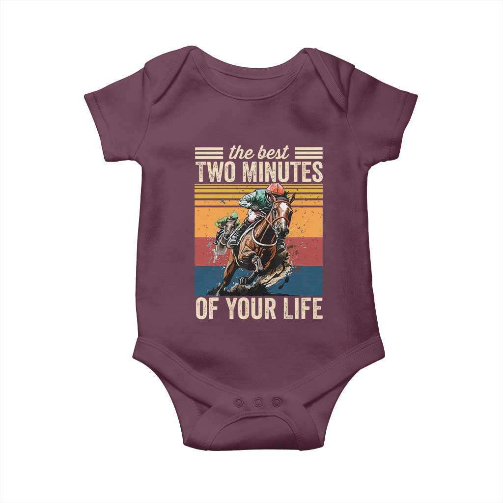 Horse Race Derby Baby Onesie The Best Two Minutes Of Your Life
