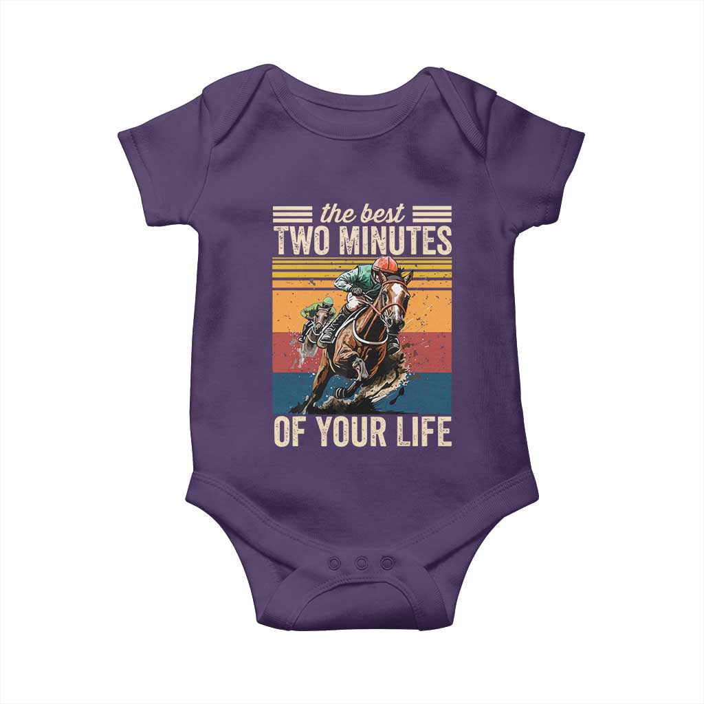Horse Race Derby Baby Onesie The Best Two Minutes Of Your Life