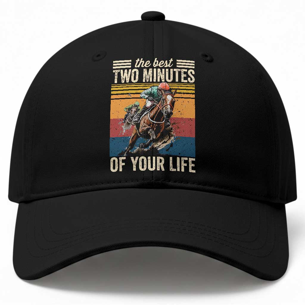 Horse Race Derby Baseball Cap The Best Two Minutes Of Your Life