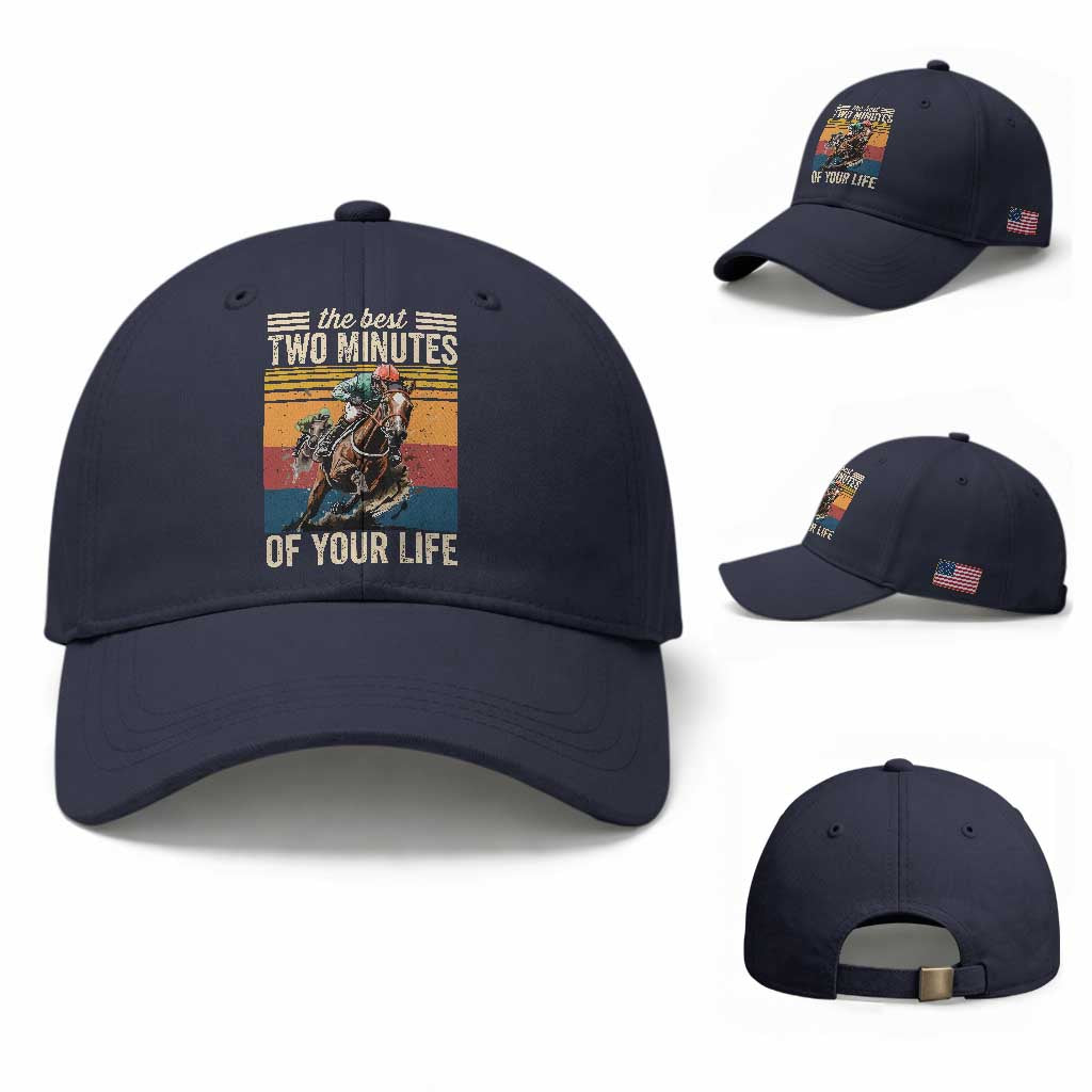 Horse Race Derby Baseball Cap The Best Two Minutes Of Your Life