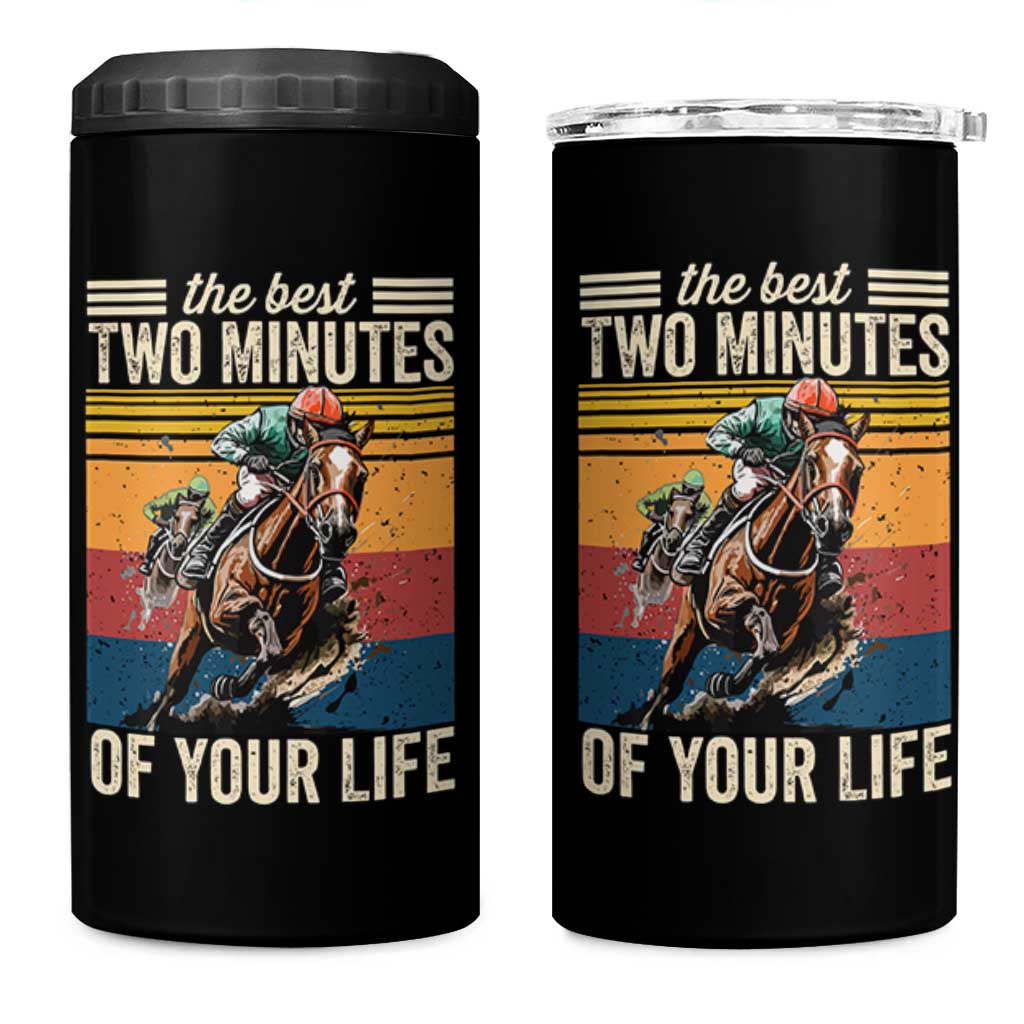 Horse Race Derby 4 in 1 Can Cooler Tumbler The Best Two Minutes Of Your Life