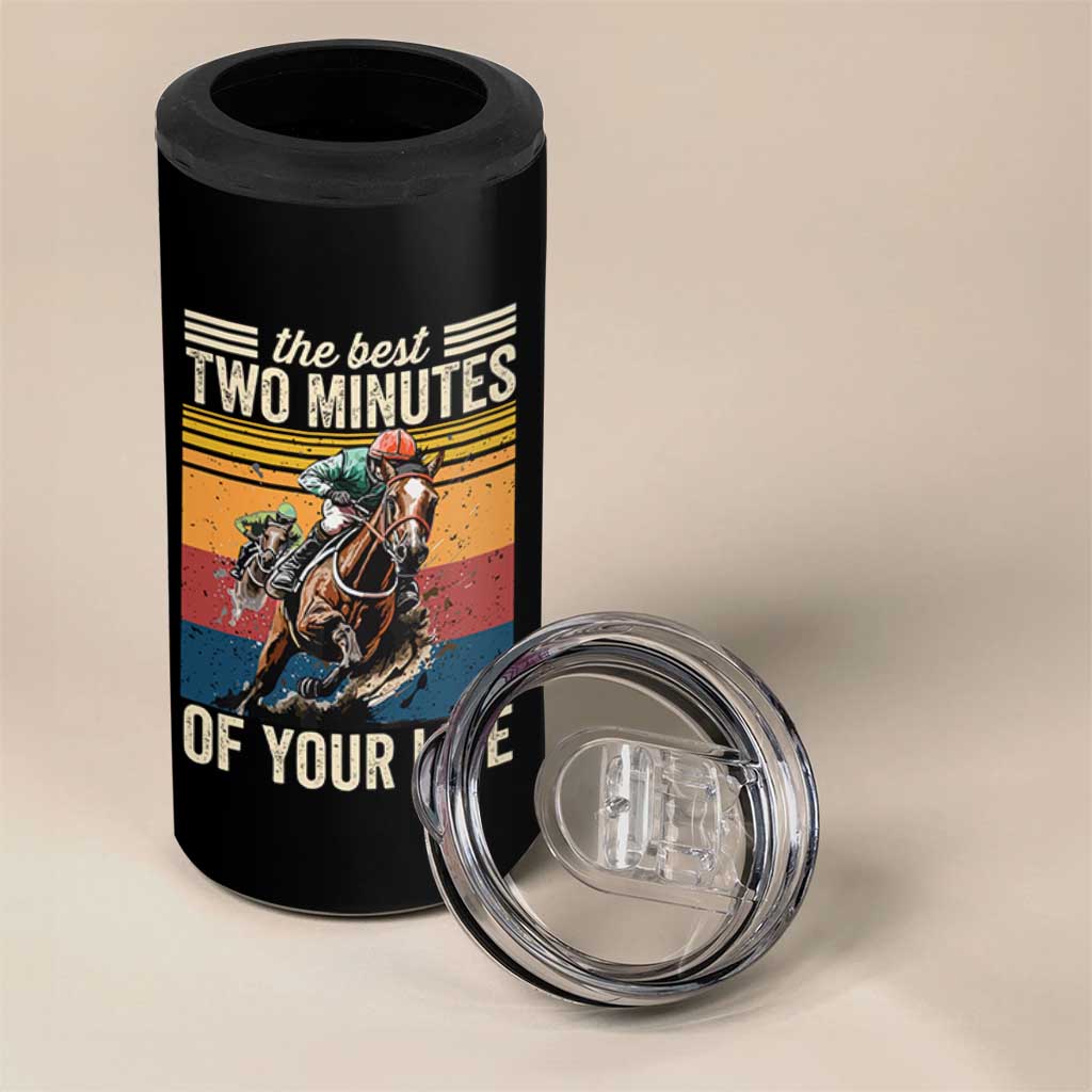 Horse Race Derby 4 in 1 Can Cooler Tumbler The Best Two Minutes Of Your Life