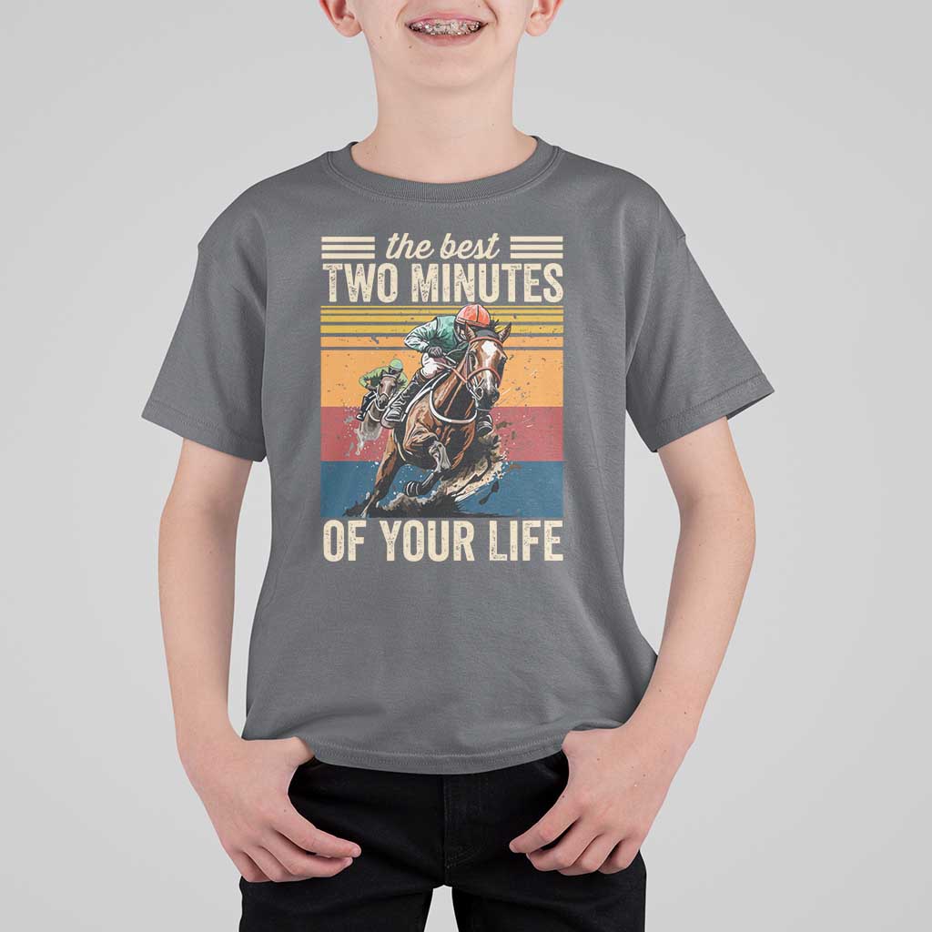 Horse Race Derby T Shirt For Kid The Best Two Minutes Of Your Life