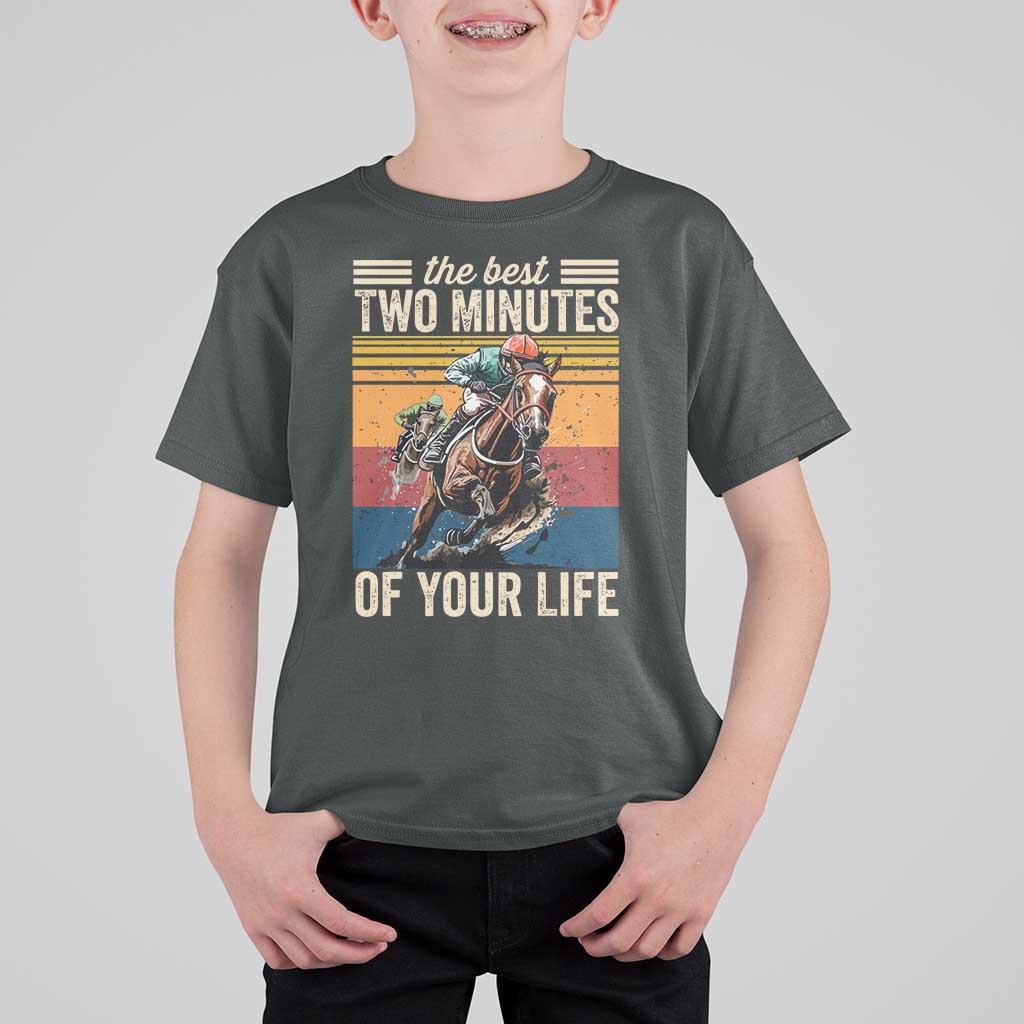Horse Race Derby T Shirt For Kid The Best Two Minutes Of Your Life