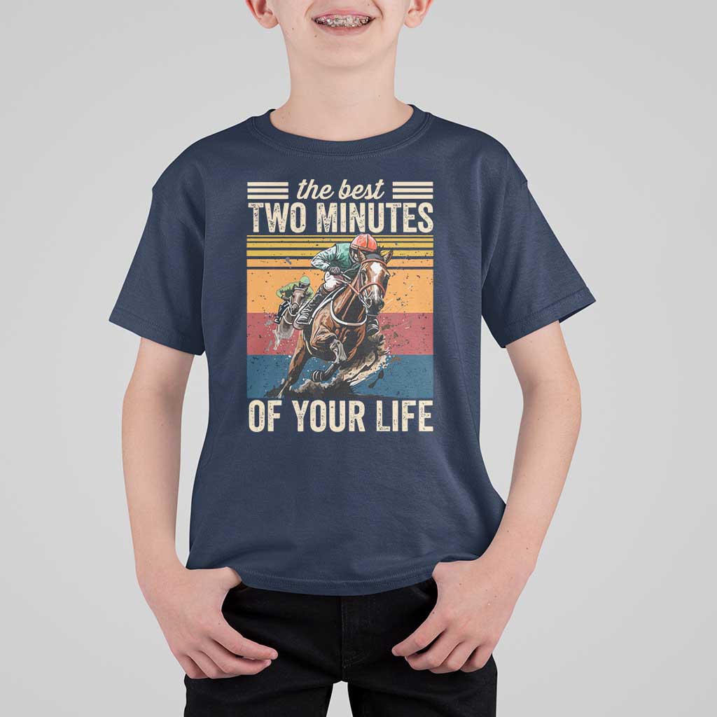 Horse Race Derby T Shirt For Kid The Best Two Minutes Of Your Life