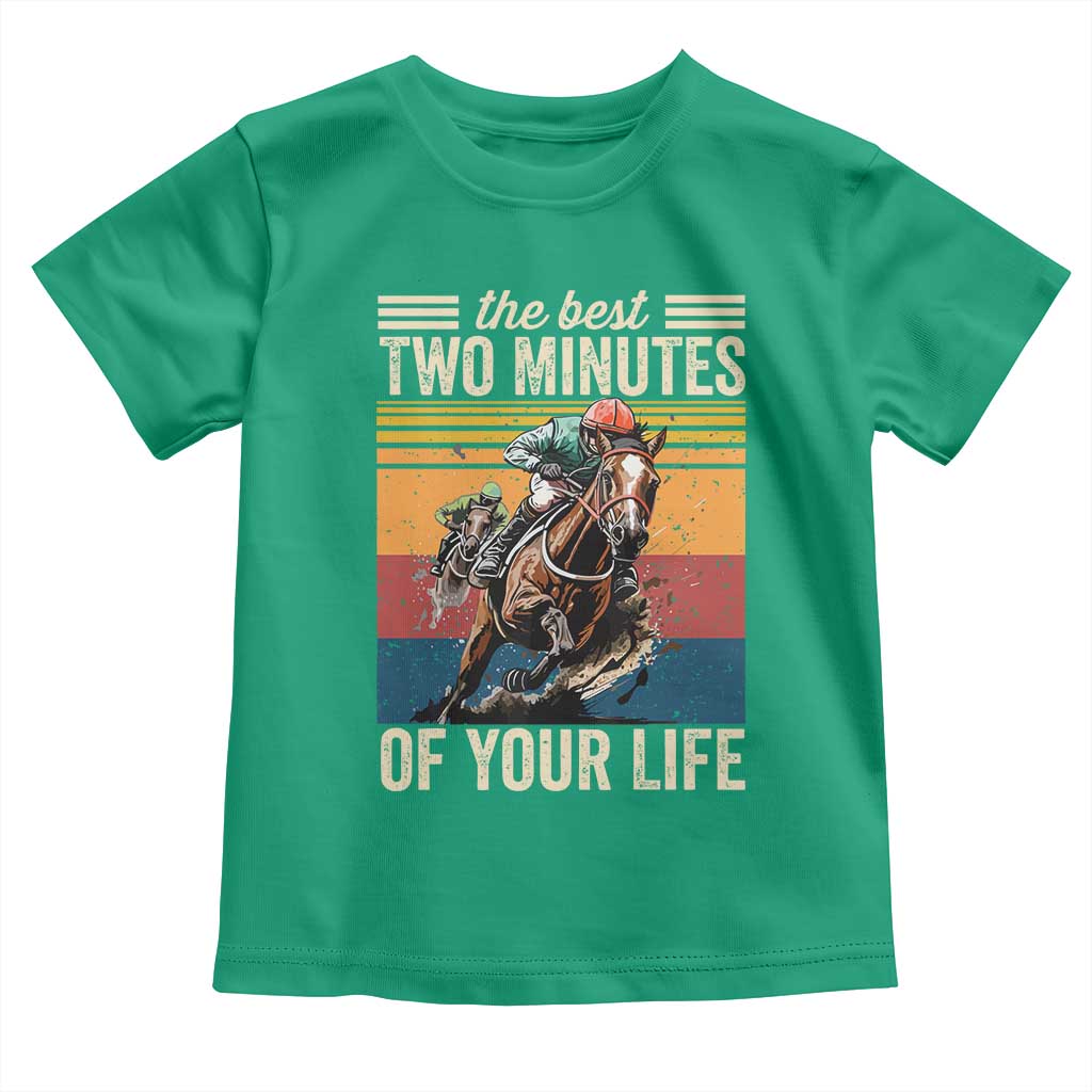Horse Race Derby Toddler T Shirt The Best Two Minutes Of Your Life
