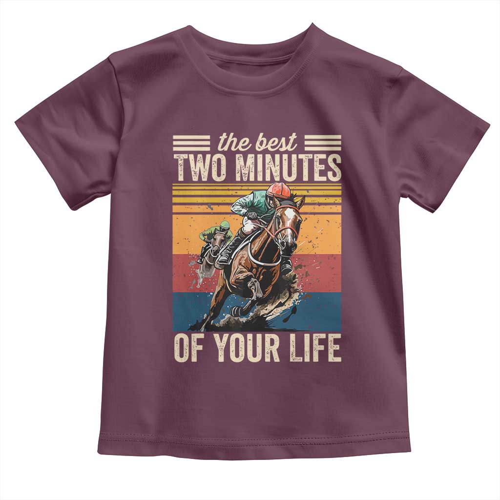 Horse Race Derby Toddler T Shirt The Best Two Minutes Of Your Life