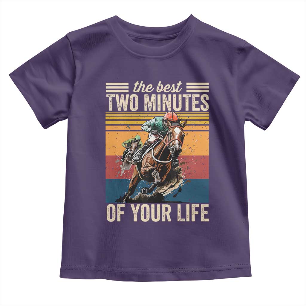 Horse Race Derby Toddler T Shirt The Best Two Minutes Of Your Life
