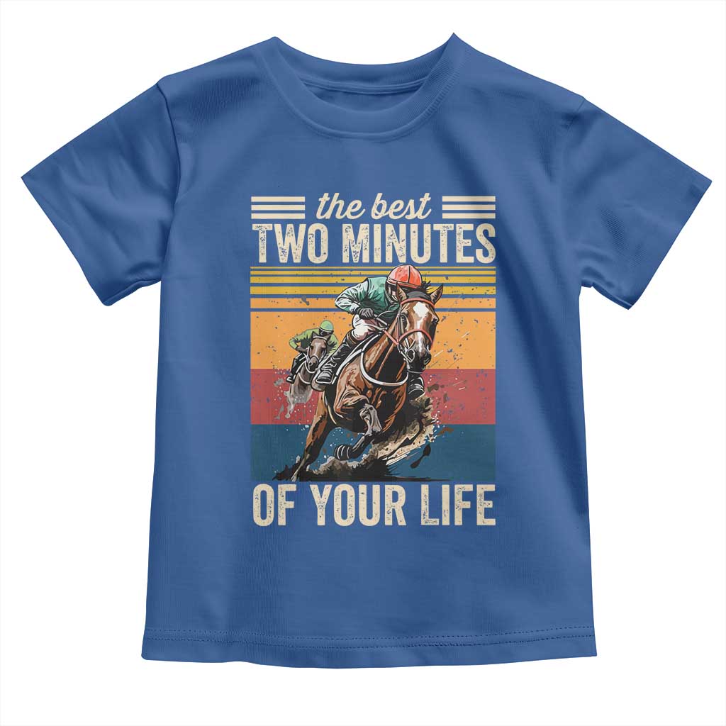 Horse Race Derby Toddler T Shirt The Best Two Minutes Of Your Life