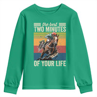 Horse Race Derby Youth Sweatshirt The Best Two Minutes Of Your Life