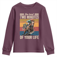 Horse Race Derby Youth Sweatshirt The Best Two Minutes Of Your Life