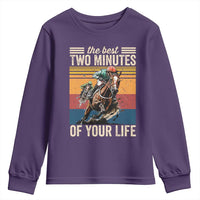 Horse Race Derby Youth Sweatshirt The Best Two Minutes Of Your Life