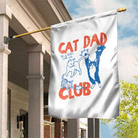 Cat Dad Club Garden Flag Life is Better with Cats Fathers Day