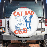 Cat Dad Club Spare Tire Cover Life is Better with Cats Fathers Day